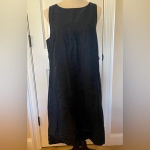 J jill linen sleeveless dress.